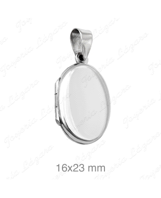 COLGANTE PLATA OVAL PLANO LISO