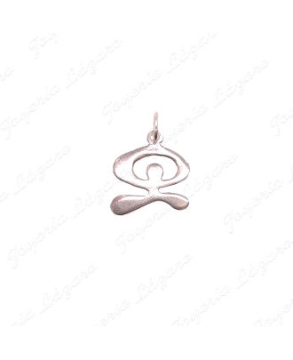 COLGANTE PLATA INDALO BAILON LISO GRD.