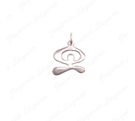 COLGANTE PLATA INDALO BAILON LISO GRD.