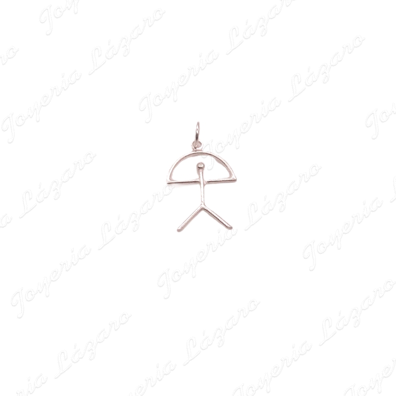 COLGANTE PLATA INDALO TUBO GRD.