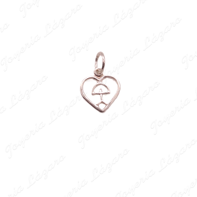 COLGANTE PLATA INDALO CORAZON PQÑ.
