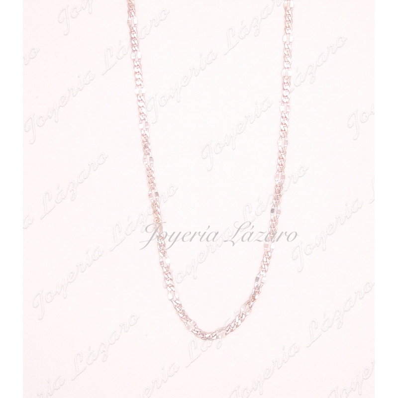 CADENA PLATA 45CM 3X1 PLANA