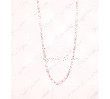 CADENA PLATA 45CM 3X1 PLANA