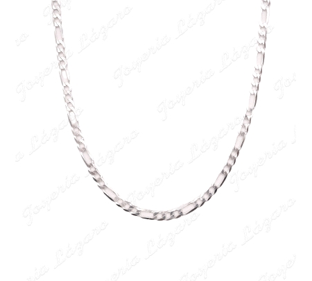CADENA 60 CM. PLATA  CARTIER 3X1 5MM PLANA