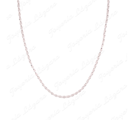 CADENA 60 CM. PLATA ROLO 3mm