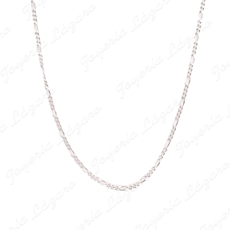 CADENA 60 CM. PLATA 3X1