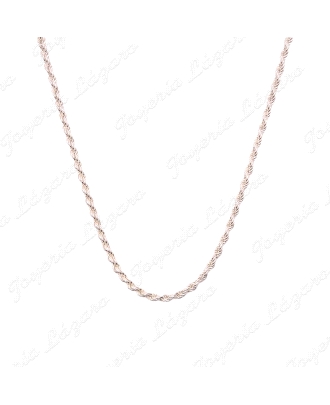 CADENA 60 CM. PLATA CORDON SALOMONICO 4MM