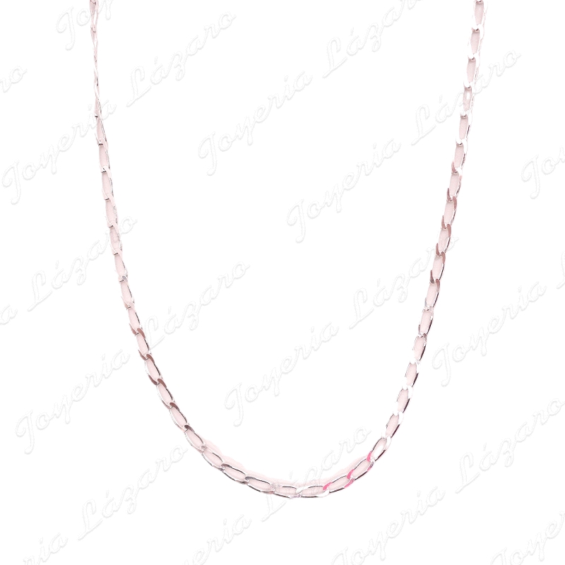 CADENA 50 CM. PLATA BARBADA CLARA