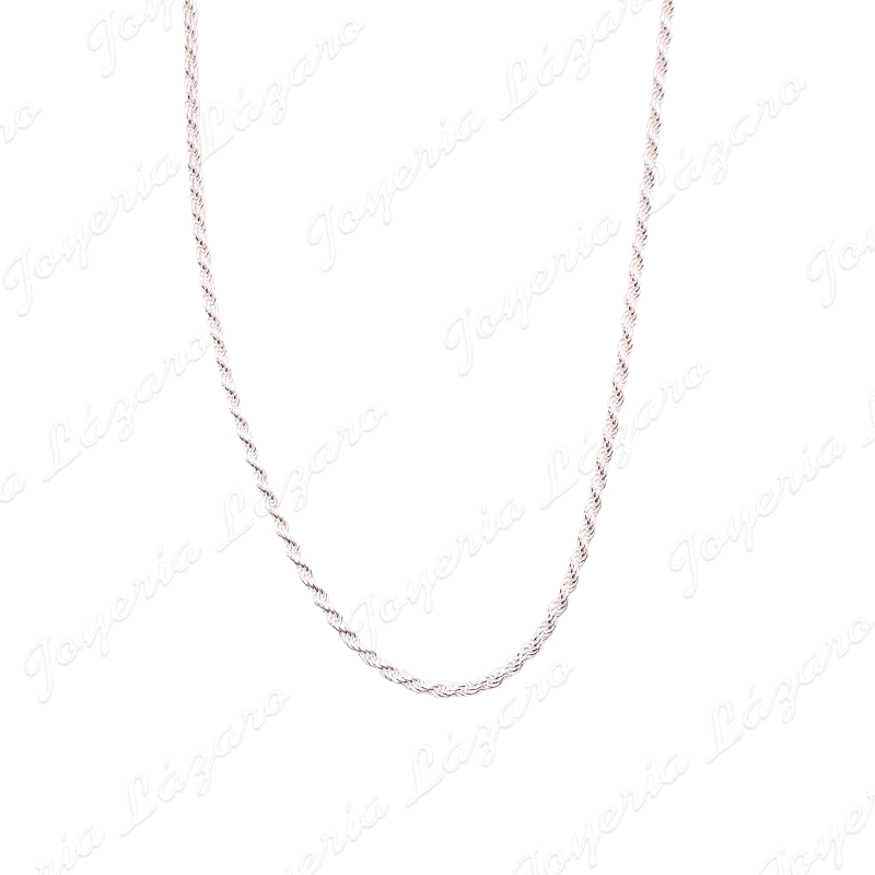 CORDON SALOMONICO 50 CM. PLATA 3MM MACIZO