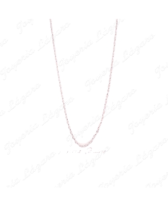 CADENA 50 CM. PLATA CALABROTE MIXTO 3MM