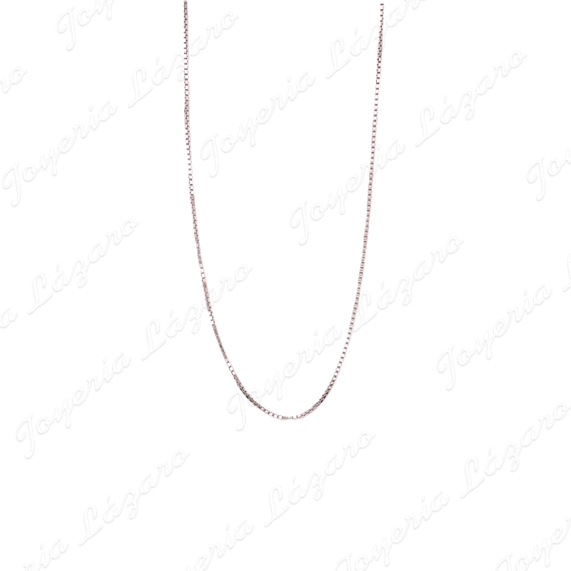 PLATA CADENA 50 CM. VENECIANA