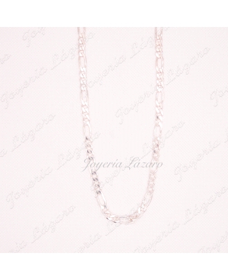PLATA CADENA 50 CM. 3X1