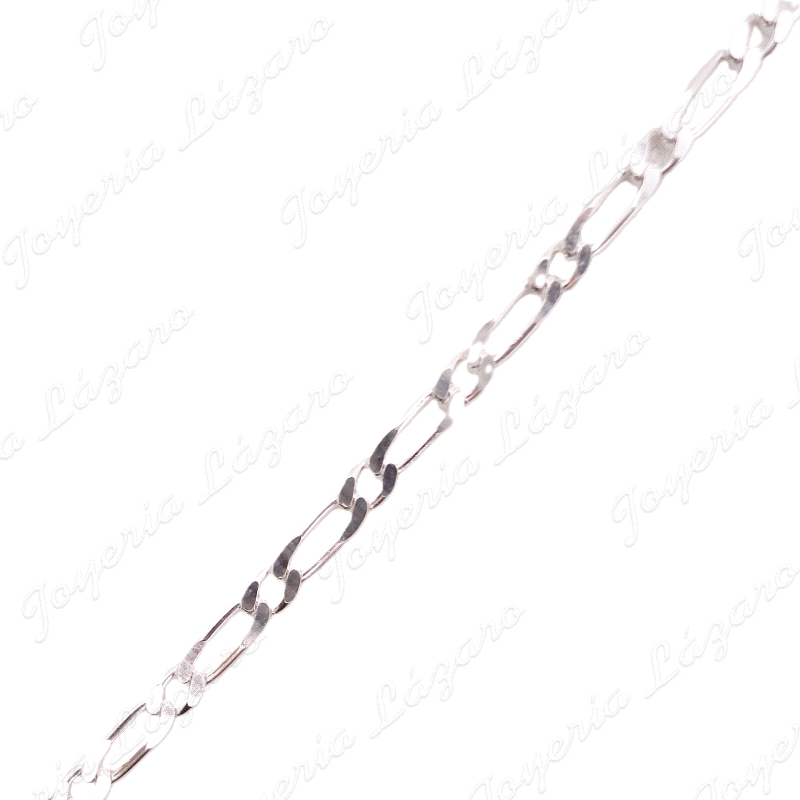 CADENA 40CM. PLATA PLANA 3X1 3MM