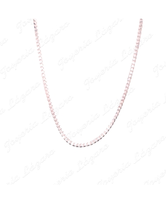 CADENA 40CM. PLATA BARBADA