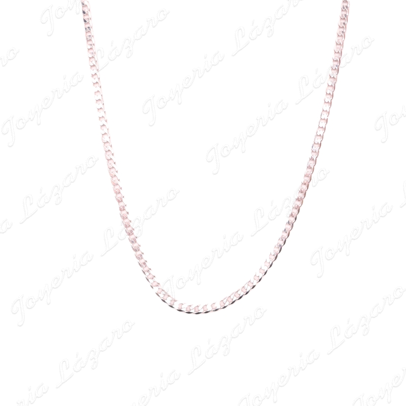 CADENA 40CM. PLATA BARBADA