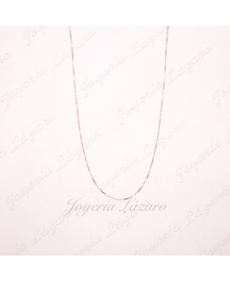 PLATA CADENA 40/45 CM. VENECIANA