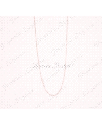 PLATA CADENA 40/45 CM. CORDON REDONDO