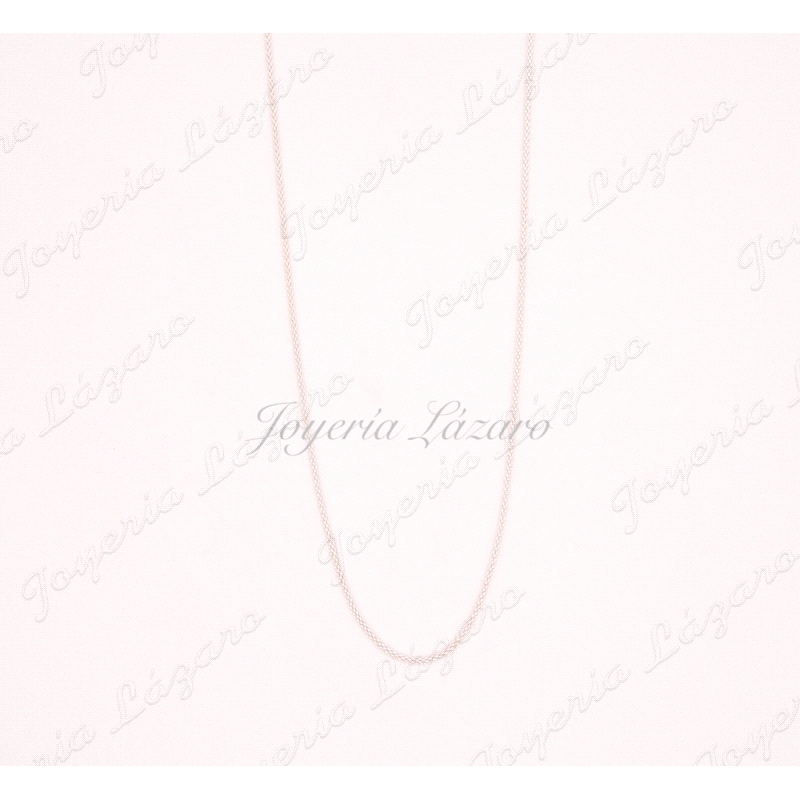 PLATA CADENA 40/45 CM. CORDON REDONDO