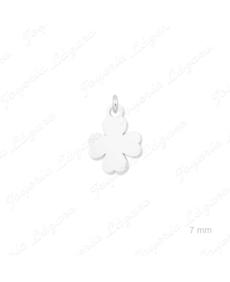 ABALORIO PLATA  TREBOL