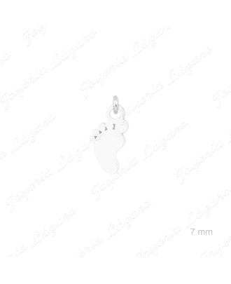 ABALORIO PLATA PIES BEBÉ