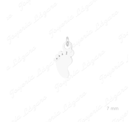 ABALORIO PLATA PIES BEBÉ