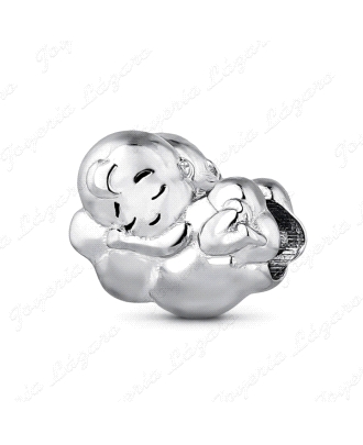 ABALORIO PLATA A TU LADO BEBÉ NUBE