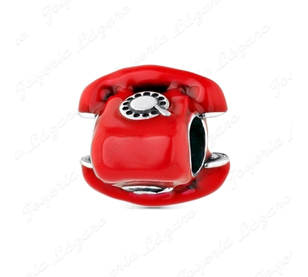 PLATA ABALORIO TELEFONO ANTIGUO