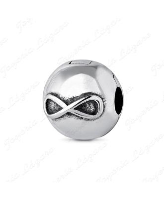 PLATA ABALORIO BOLA INFINITO