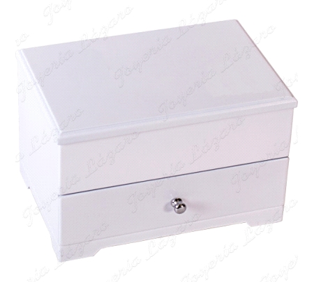 VARIOS ARTICULO DE REGALO JOYERO MADERA BLANCO