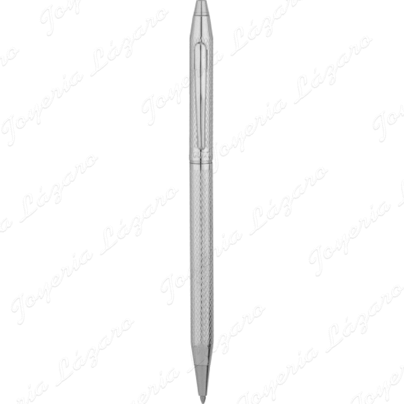 BOLIGRAFO PLATEADO CON ESTUCHE Y BOLSA DE REGALO