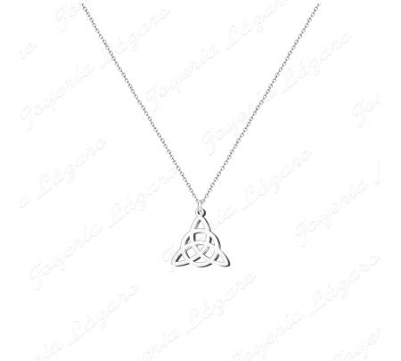 GARGANTILLA ACERO NUDO DE LA TRINIDAD