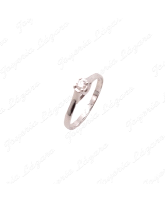 SOLITARIO ORO 18KT SEMINUEVO INFINITI DIAMANTE BRILLANTE 0.20CT