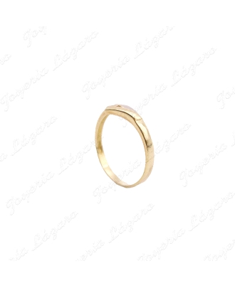 SORTIJA ORO 18KT OCASION BICOLOR ANGULO+CIRCO