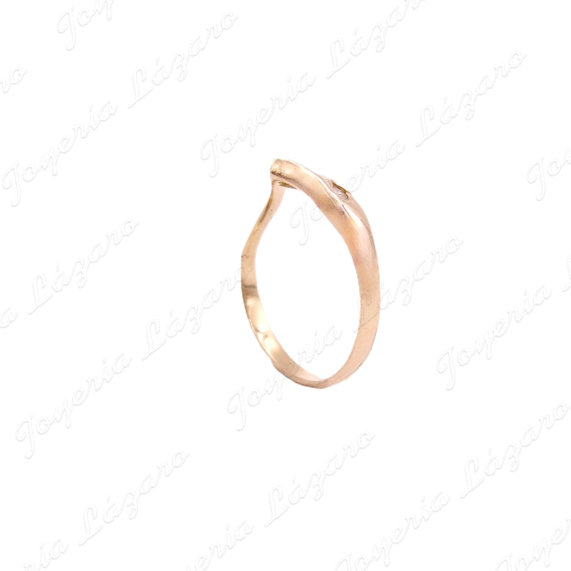 SORTIJA ORO 18KT OCASION PICO CON 3 CIRCOS