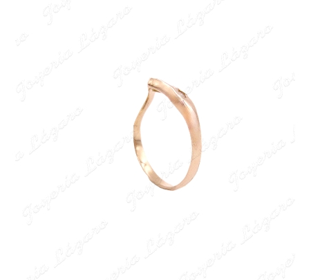 SORTIJA ORO 18KT OCASION PICO CON 3 CIRCOS