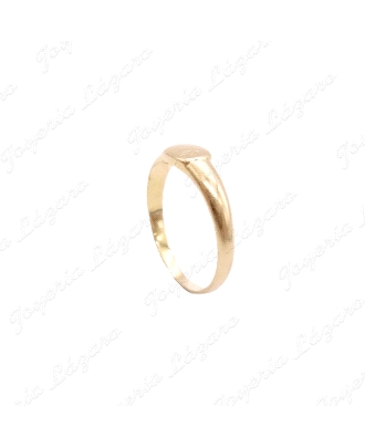 SORTIJA ORO 18KT OCASION SELLO CADETE RECTANGULAR