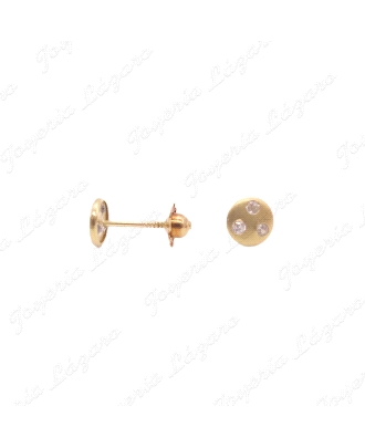 PEND. TORN. ORO 18KT OCASION CIRCULO MATE 3 CIRCOS TORN.