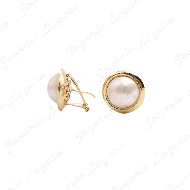 PEND. ORO 18KT SEMINUEVO PERLA JAPONESA 11.5MM C. OMEGA