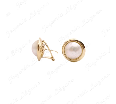 PEND. ORO 18KT SEMINUEVO PERLA JAPONESA 11.5MM C. OMEGA