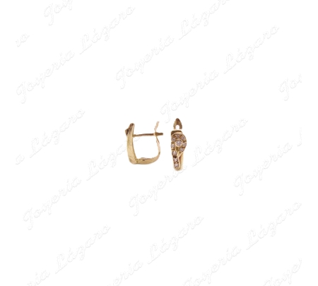 PEND. ORO 18KT OCASION MICRO CIRCO ENGASTE C. CAT.