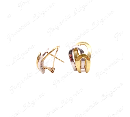 PEND. ORO 18KT OCASION BICOLOR 3 COCAS C. OMEGA