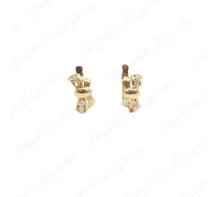 PEND. ORO 18KT OCASION LACITO CON CIRCO CIERRE CAT.