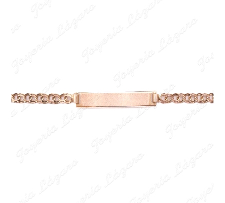 ESCLAVA ORO 18KT OCASION +COLGANTE HERRADURA, HUNGARINA 19CM