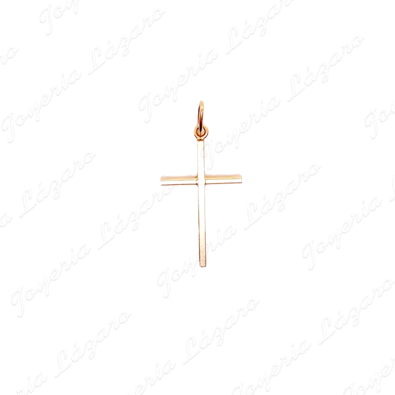CRUZ ORO 18KT OCASION SIN CRISTO CUADRADA