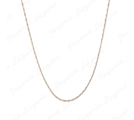 CADENA 65 CM. ORO 18KT OCASION 1X1 1.5mm