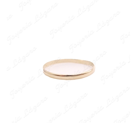 ALIANZA ORO 18KT OCASION 2.5MM 1/2 CAÑA