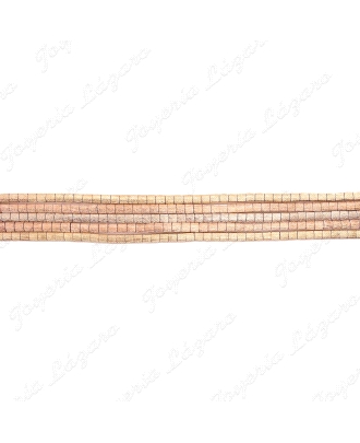 PULSERA ORO USADO 14KTS 5 hilos tricolor