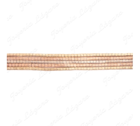 PULSERA ORO USADO 14KTS 5 hilos tricolor