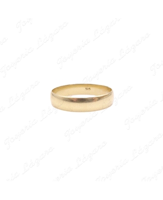 ALIANZA ORO 14KTS USADO 1/2 CAÑA 5MM