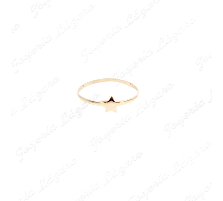 SORTIJA ORO 18 KTS ESTRELLITA